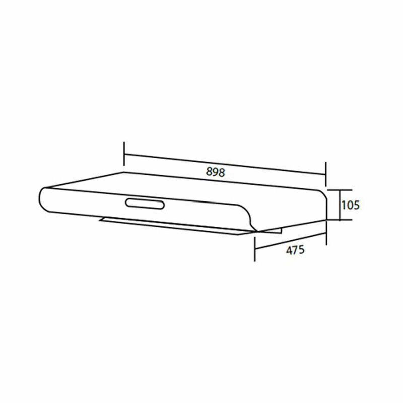 MAYER Slimline Hood 90cm (exclude Installation) MMSL983OT-image 2