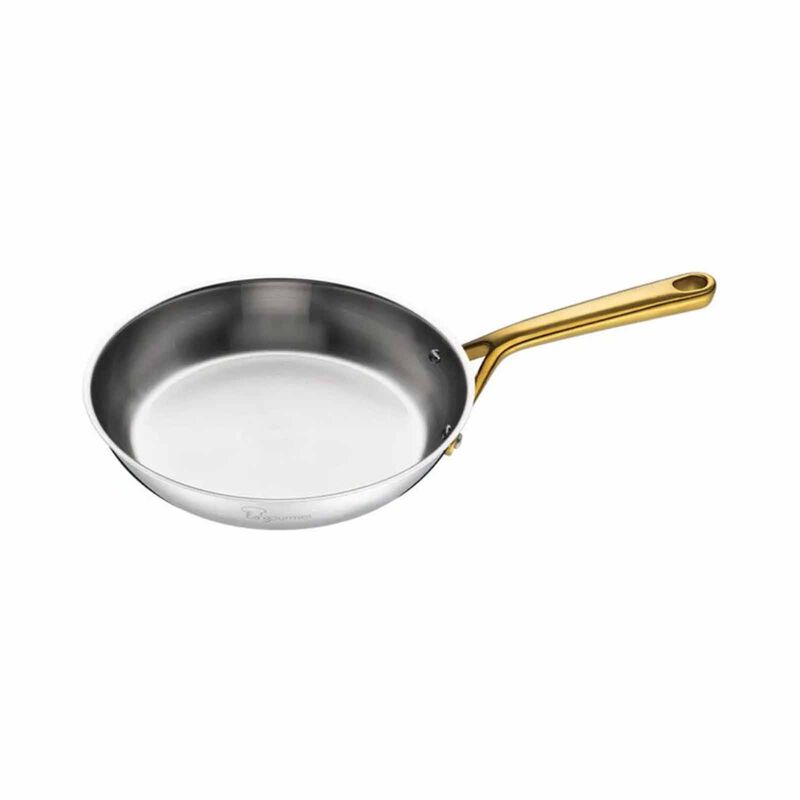 LA GOURMET Aureon 26cm Open Fry Pan -18/10 5ply Stainless Steel LGAN436788-image null