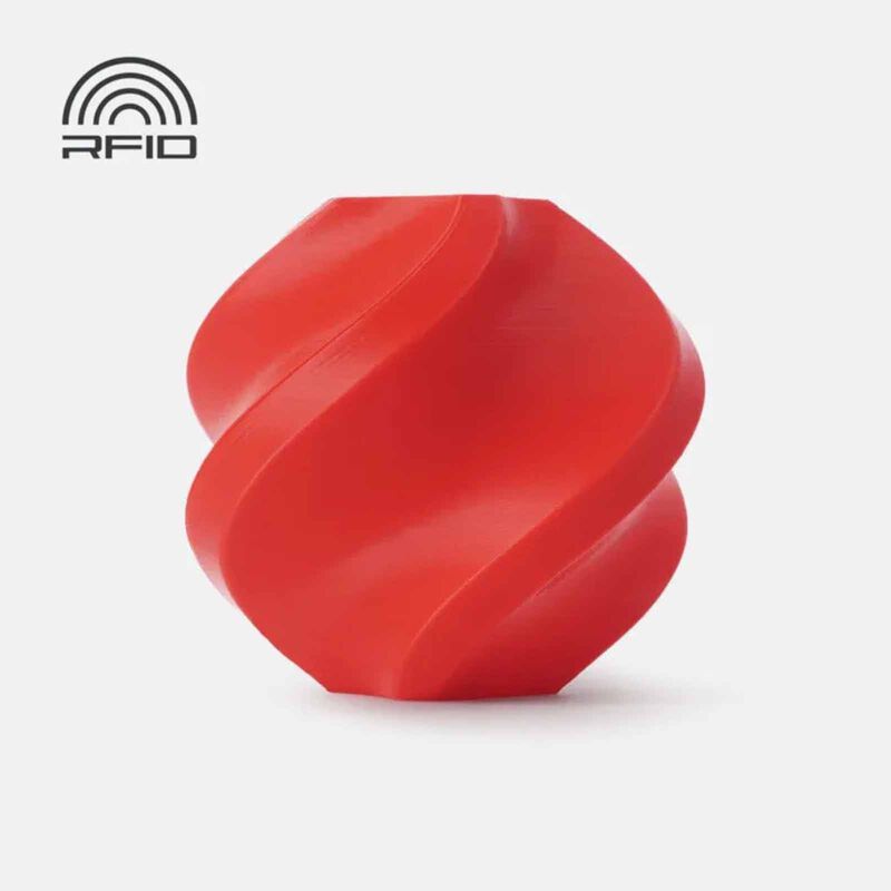 BAMBU LAB Pla Basic - Red - With Reusable Spool BAM-A00-R0-1.75-1000-SPL-image null