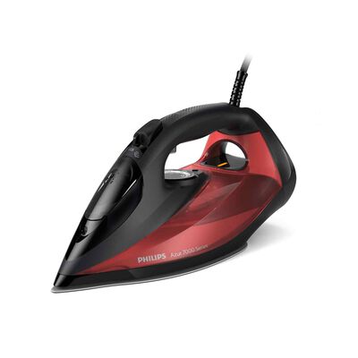 PHILIPS Series 7000 Hv Steam Iron (2800w) - Black/red DST7022/40