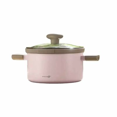 LA GOURMET Shogun Omni Gourmet 20cm Pink Multi-function Ceramic Cookware Set LGSNOI434104