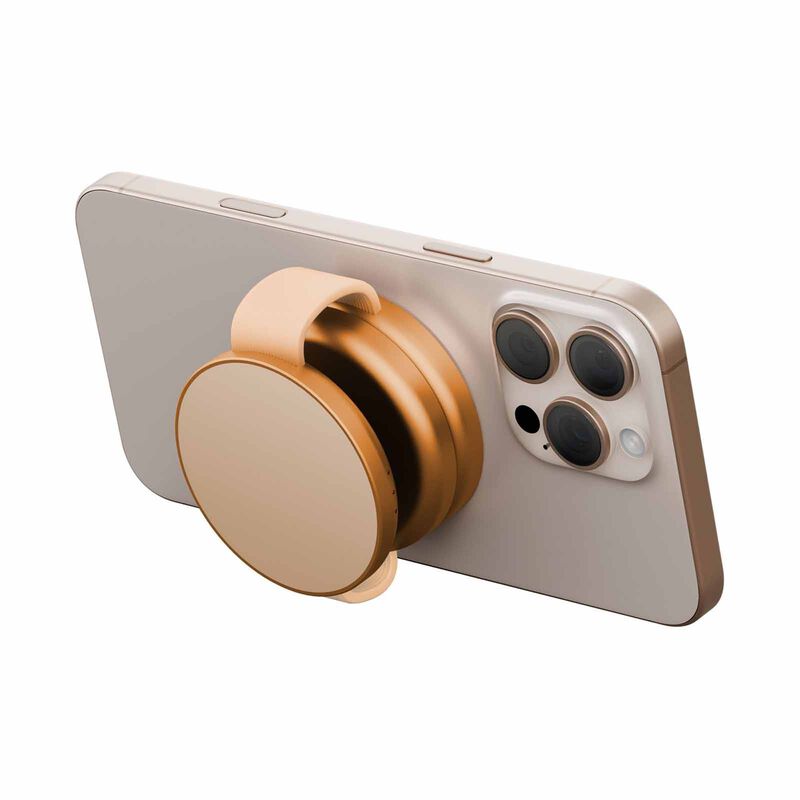 ENERGEA Alumag Trio, 3in1 Foldable Qi2 Aluminium Wireless Charger 15w - Gold AM-TRIO-GLD-image 4