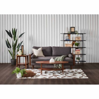 MUZE 3 Seater Sofa (fab) Cocoa BRIDGET