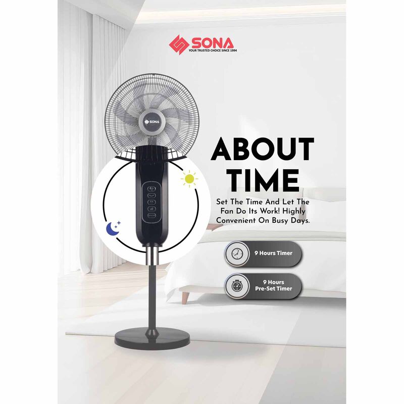 SONA 18 In Dc Stand Fan With Remote Control SFS1192DC-image 6