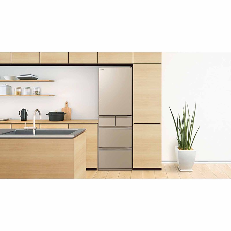 HITACHI Multi Door Fridge (470l) - Crystal Champagne R-HWS480YS-XN-image 2