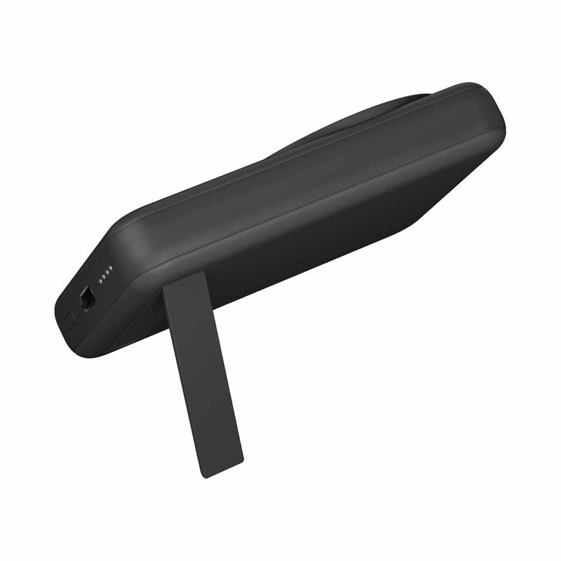 ENERGEA Magpac Mini 10000mah Ultra Slim Magsafe Compatible Powerbank With Built-in Video Stand - Black MP-MINI-BLK-image 3