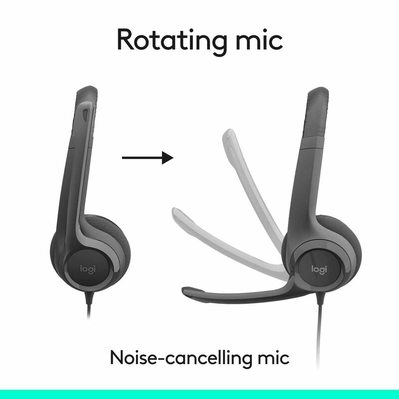 LOGITECH H390 Usb-c Stereo Headset Black 981-001577-image 12