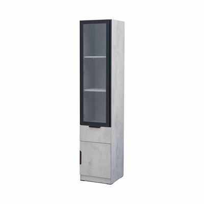 SMARTBOX Book Cabinet (solid Plywood) ASHFORD GREY