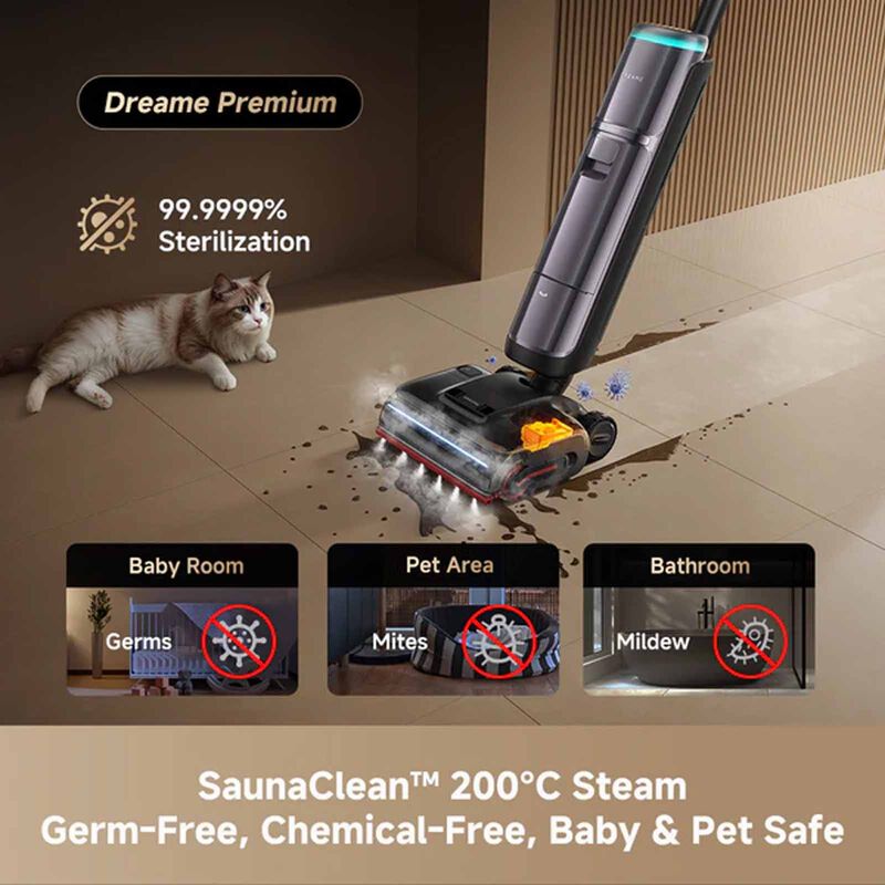 DREAME Pro Steam Wet & Dry Vacuum Cleaner H16 PRO STEAM-image 9