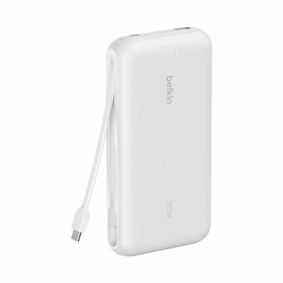 BELKIN Powerbank 20k With Integrated Cable Wht BPB024FQWH