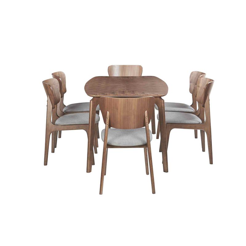 7 Piece Dining Set RICADOR-image 3