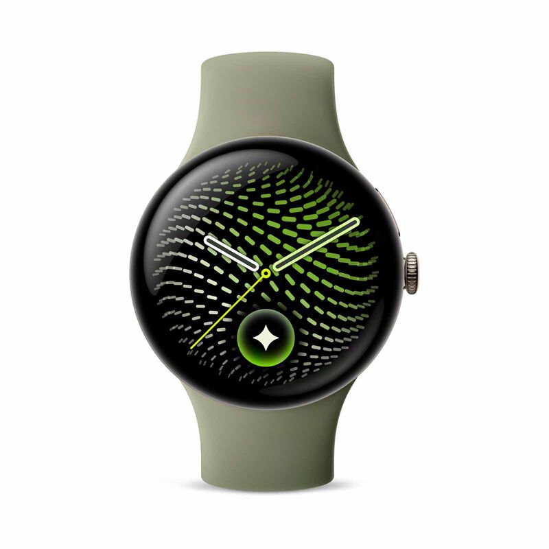 GOOGLE Pixel Watch 5 45mm Wifi Pyrite, Olive Band GA10896-US-image 1