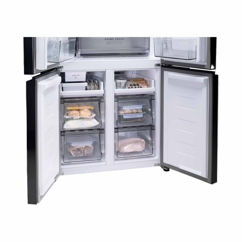 PANASONIC French Door Fridge - Black With Blue Sparkling (520l) NR-XZ590HGKS-image 3