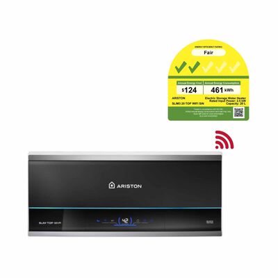 ARISTON Wifi Storage Water Heater 20l (installation Charges Applies) SLIM3 20 TOP WIFI SIN