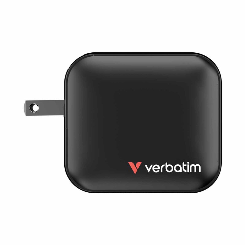 VERBATIM Mini Gan Charger 100w 3 Port Us Plug W Eu And Uk Adapter VM32230-image 2