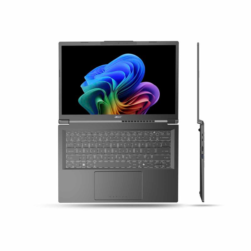 ACER 14in Copilot+ Pc Intel Core Ultra 7 256v 16gb 512gb Ssd Win 11 Home ASPIRE 14 AI A14-52M-72TH (STEEL GRAY)-image 9