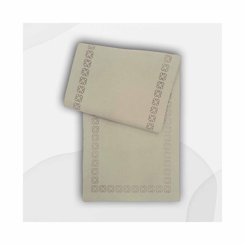 RAPEE Mulan Tablerunner Stone (online) MULANTRSTO-image 2