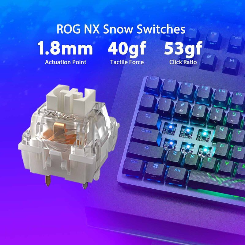 ASUS M701 Rog Azoth Nx/sw Wl (pbt-ds) ROG AZOTH NX SNOW-image 13