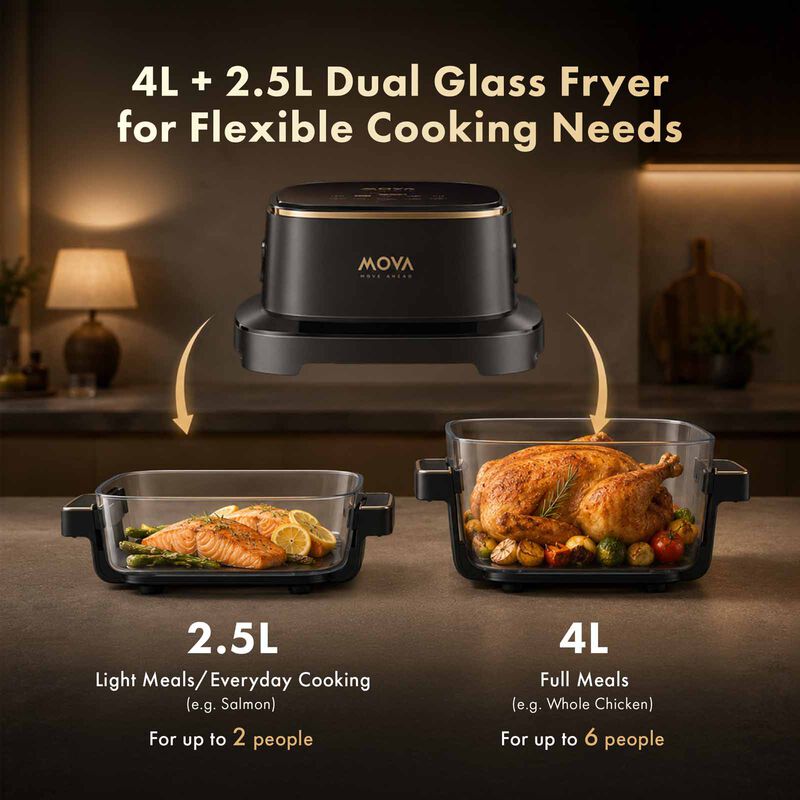 MOVA Aeroglass Air Fryer (4.0l) MV-AF20PROAF-image 9