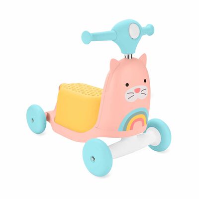 SKIP HOP Zoo Ride On 3 In 1 Scooter - Cat SH9R186310