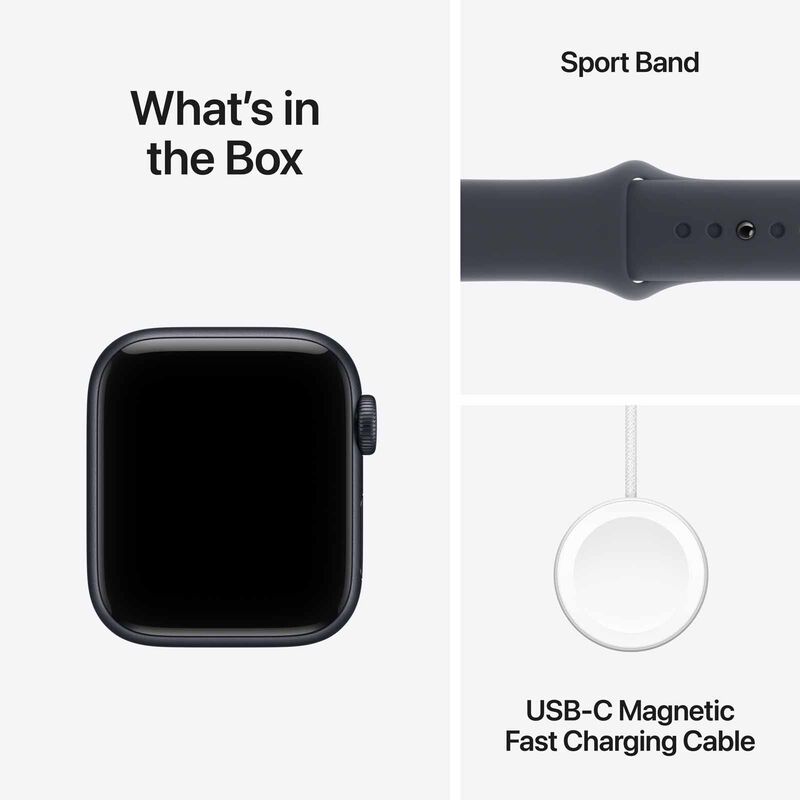 APPLE Watch Se 3 Gps + Cellular 40mm Midnight Aluminium Case With Midnight Sport Band - S/m MEP94X/A-image 8