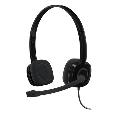LOGITECH H151 Stereo Headset (black) 981-000587