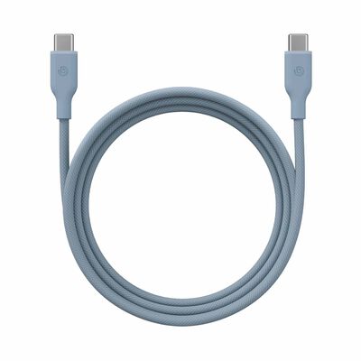 BAZIC Gocharge Weave C-c Cable 480mbps, 60w 1.5m - Blue CBL-GCWE-BLU150