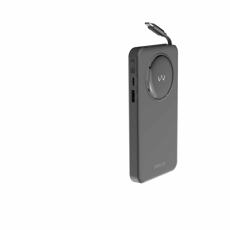 IWALK Linkpod Reel Pd 30w With Retractable Type-c Cable (10,000mah) Black LPR003C-001A-image 4