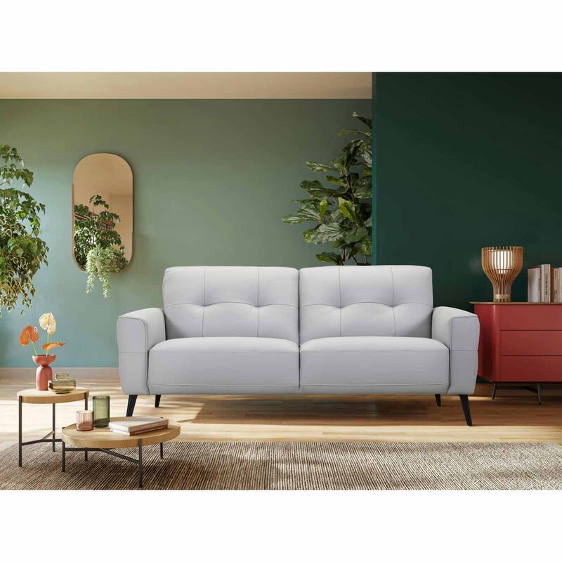 3 Seater (fab) Light Grey Fabric Sofa ALINA-image 5