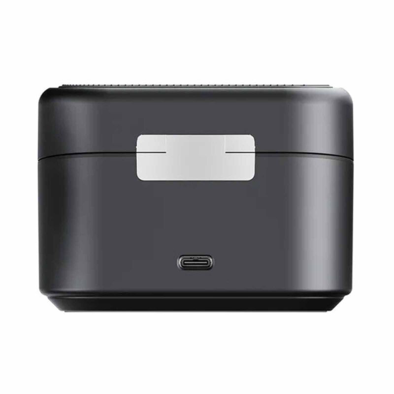 HOLLYLAND Wireless Lavalier Microphone Mobile Version Charging Case (space Gray) LARK M2S CHARGING CASE (COMBO, SHINE CHARCOAL)-image 3