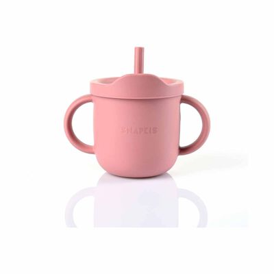 SNAPKIS Dark Pink SIL SIPPY CUP