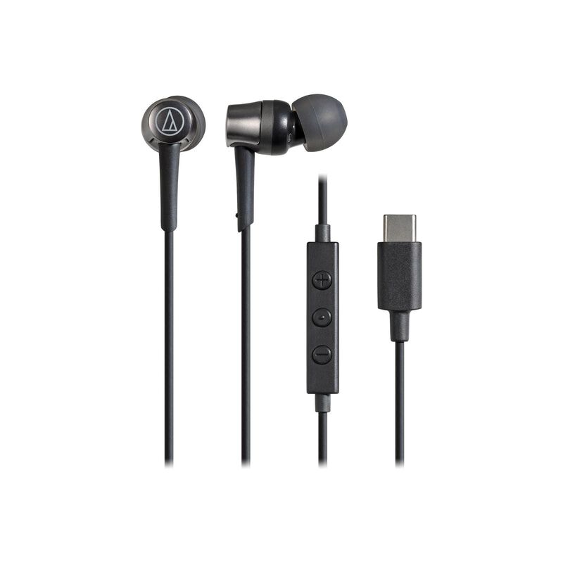 AUDIO TECH High-quality Audio With Convenient Usb-c Wired Earphones ATH-CKD3C BK-image 2