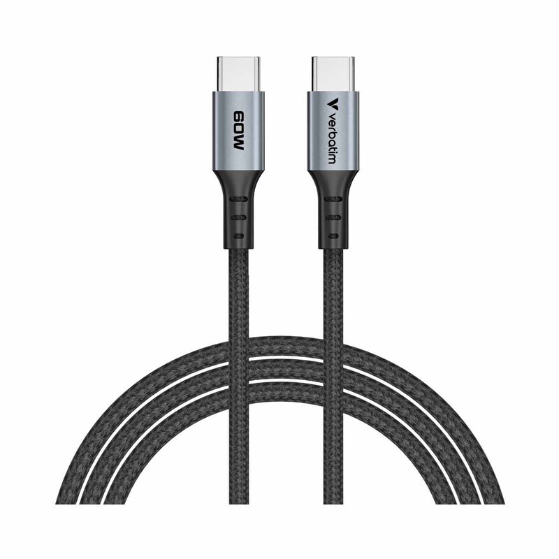 VERBATIM Sync & Charge Usb C To Usb C 60w 120 Cm VM31845-image 1