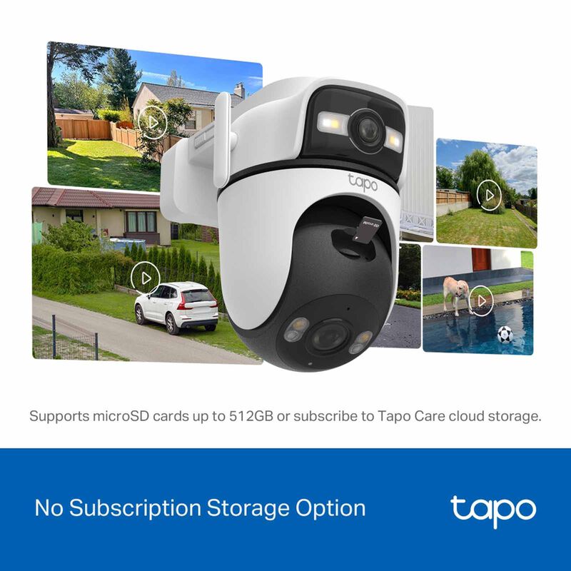 TP LINK Outdoor Dual Lens Pan/tilt Security Camera TAPO C545D-image 8