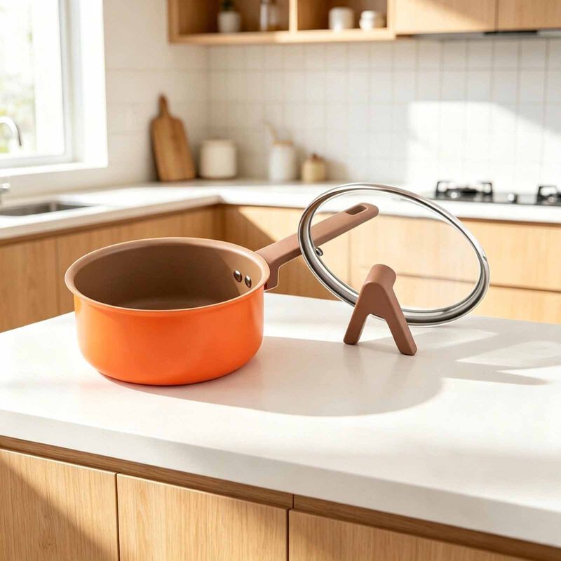 SAFICO PRO Aluminium Ceramic Saucepan 18cm 1942-01-00806-OR-image 4