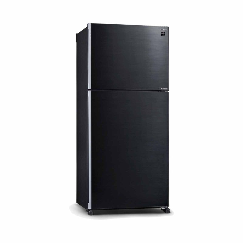 SHARP 2 Door Top Mount Fridge - Black (563l) SJ-PM55-BK-image 2