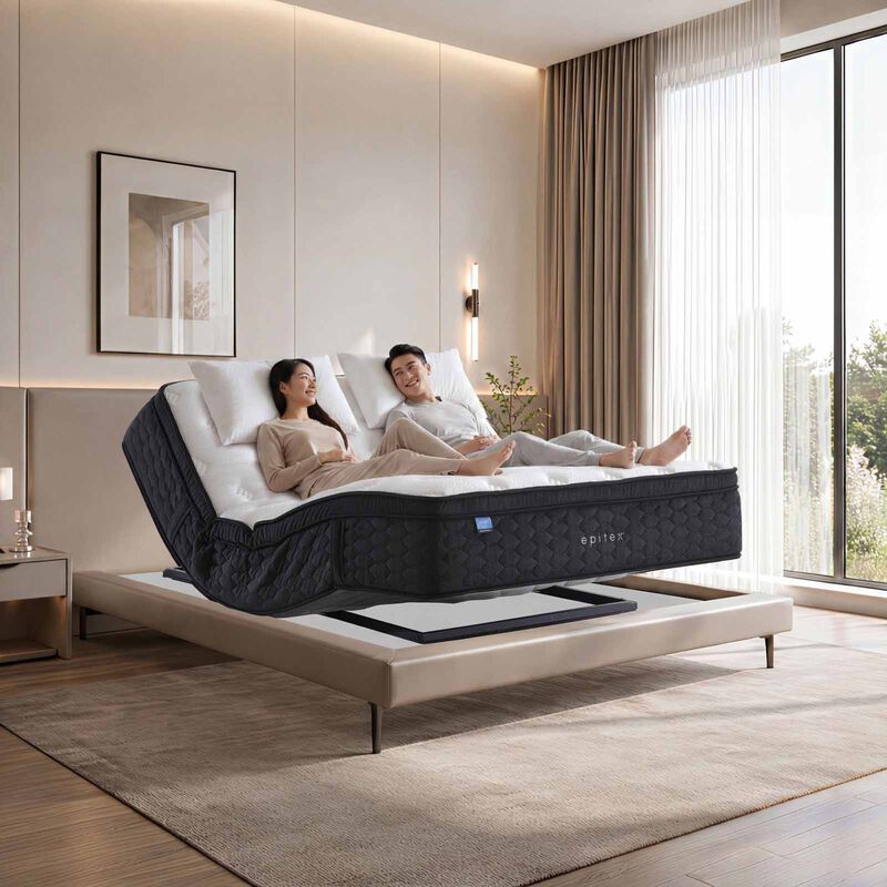 EPITEX Queen Size Mattress With Bedframe ASCENT-image 2
