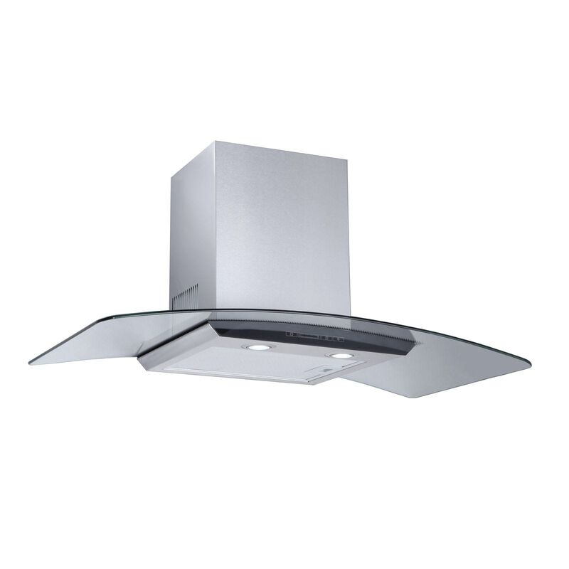 TECNO Glass W S/steel Chimney Hood (90cm) (exclude Installation) KA9688-image null