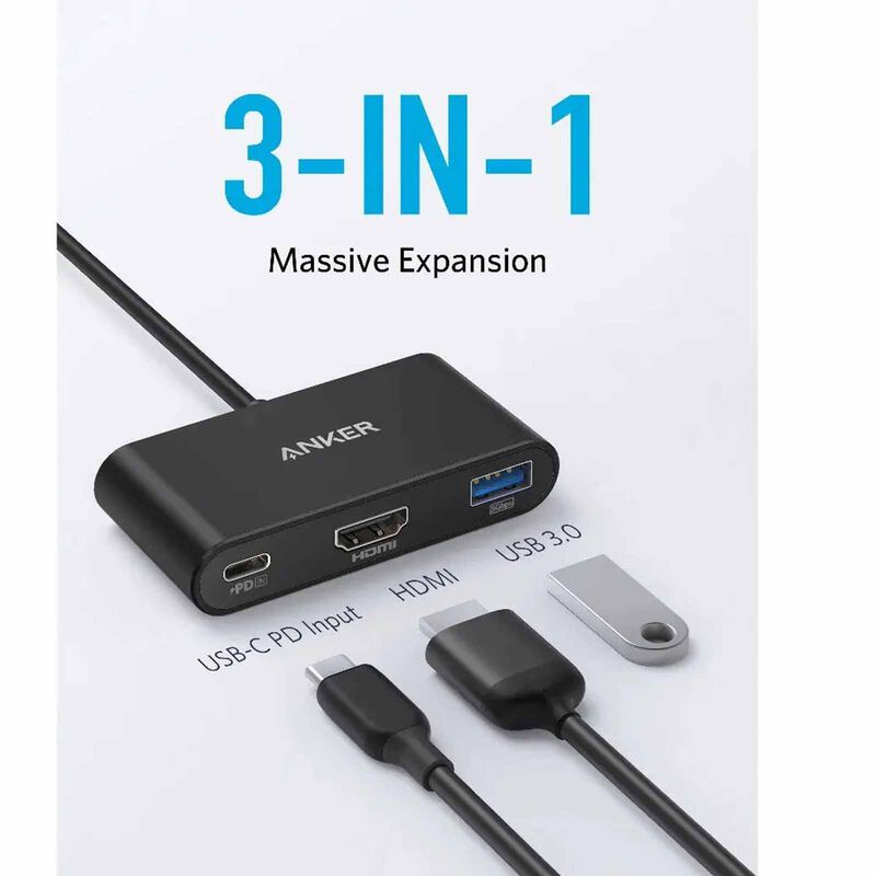 ANKER Powerexpand 3-in-1 Usb-c Pd Hub Gy A8339HA1-image 5