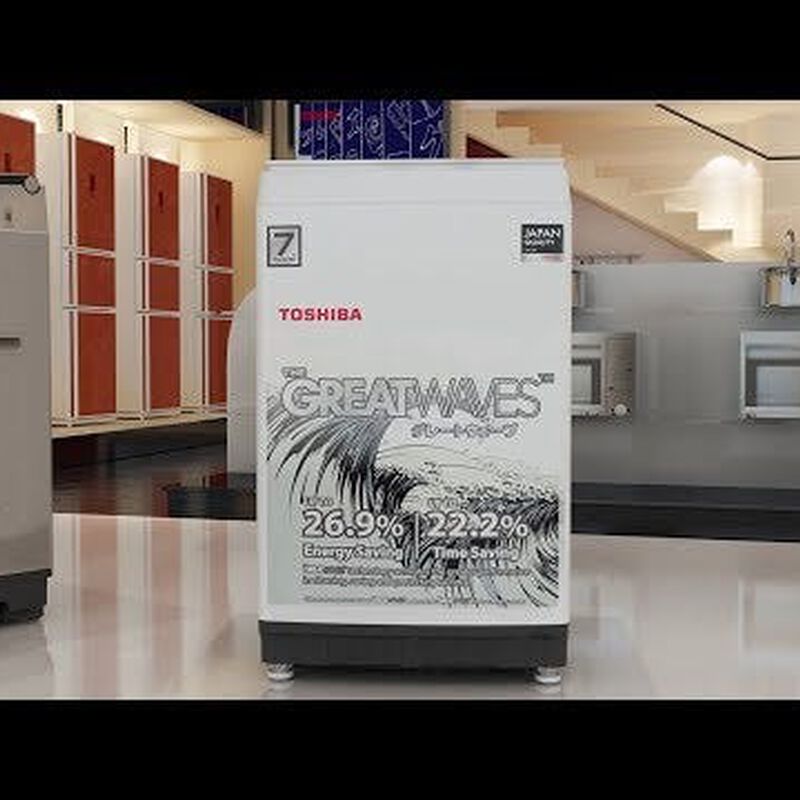 TOSHIBA Top Load Washer (9kg) AWDJ1000FS-image 3