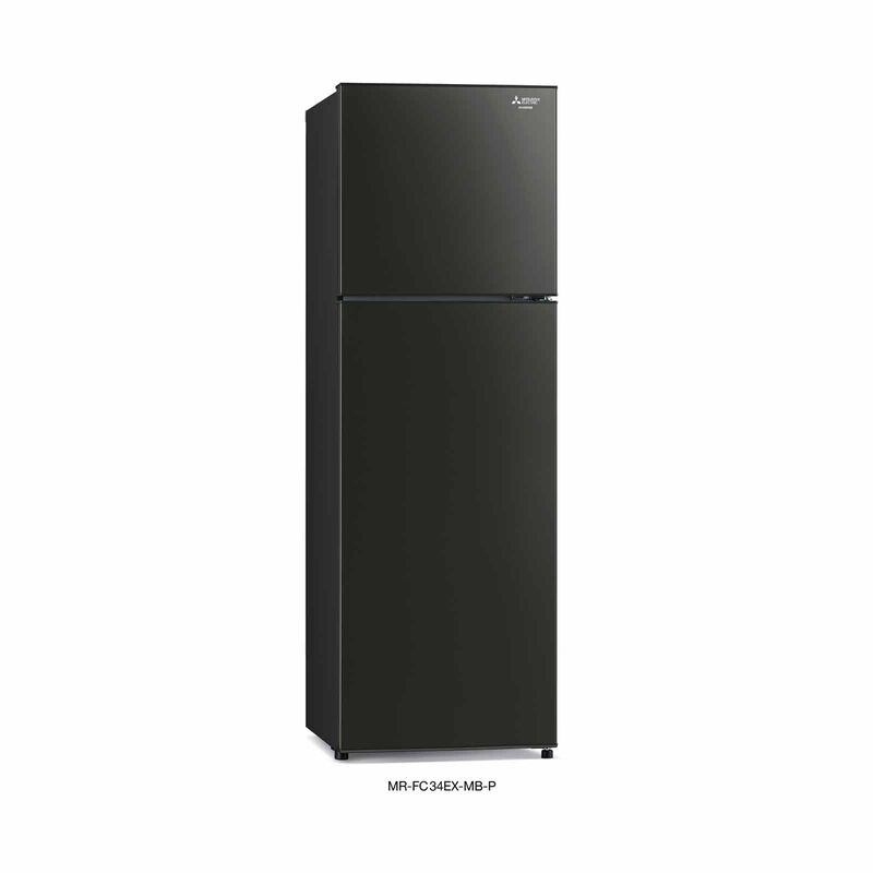 MITSUBISHI Top Mount Frdige (288l) - Matt Black MR-FC34EX-MB-P-image 2