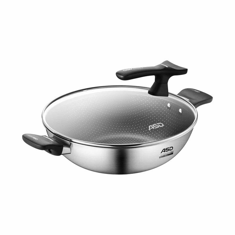 ASD Hybrid 3-ply 36cm Hex-wok HP-36HHW-image 4