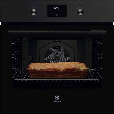 ELECTROLUX 500 Surroundcook Built-in Oven - Pure Black (60cm) (72l) (exclude Installation) KOIGE00H2