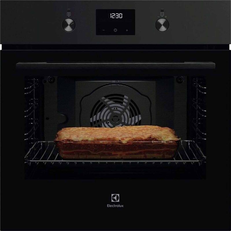 ELECTROLUX 500 Surroundcook Built-in Oven - Pure Black (60cm) (72l) (exclude Installation) KOIGE00H2-image 1