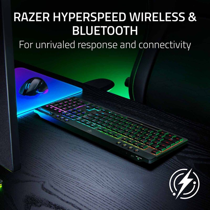 RAZER Blackwidow V4 Low-profile Hyperspeed (green Clicky Switch) - Us Layout - Frml RZ03-05270100-R3M1-image 11