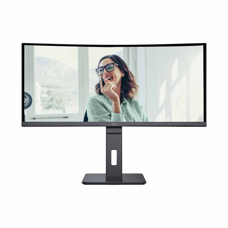 AOC 34in Wqhd Va Cuvred Usb-c Docking Monitor CU34P3CV-image 1