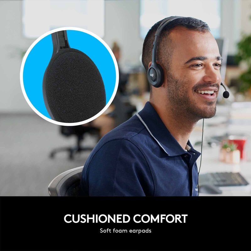 LOGITECH Stereo Headset H111 Black (single 3.5mm Jack) 981-000588-image 3