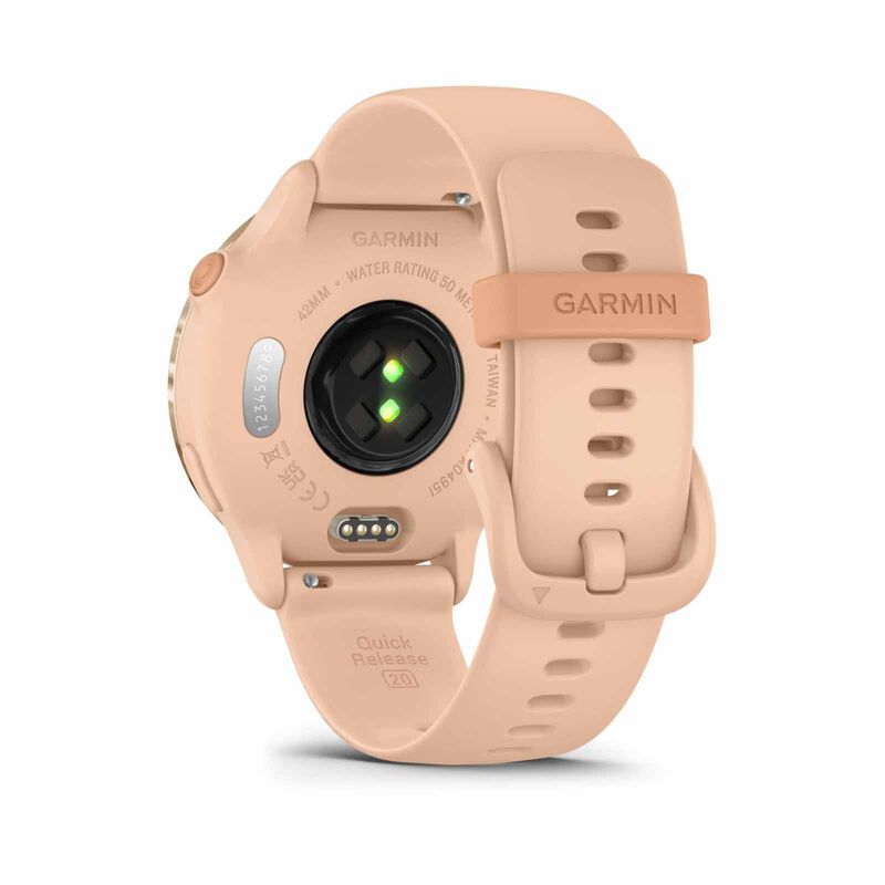 GARMIN Vivoactive 6 Gps Smartwatch Metallic Pink Dawn With Pink Dawn Band GM-010-02985-43-image 4
