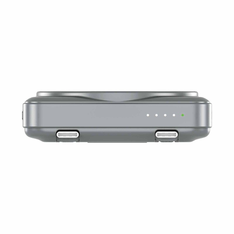 VERBATIM Powerbank Magnetic Wireless Charge 10000mah 2 X C Stand Grey VM32254-image 3