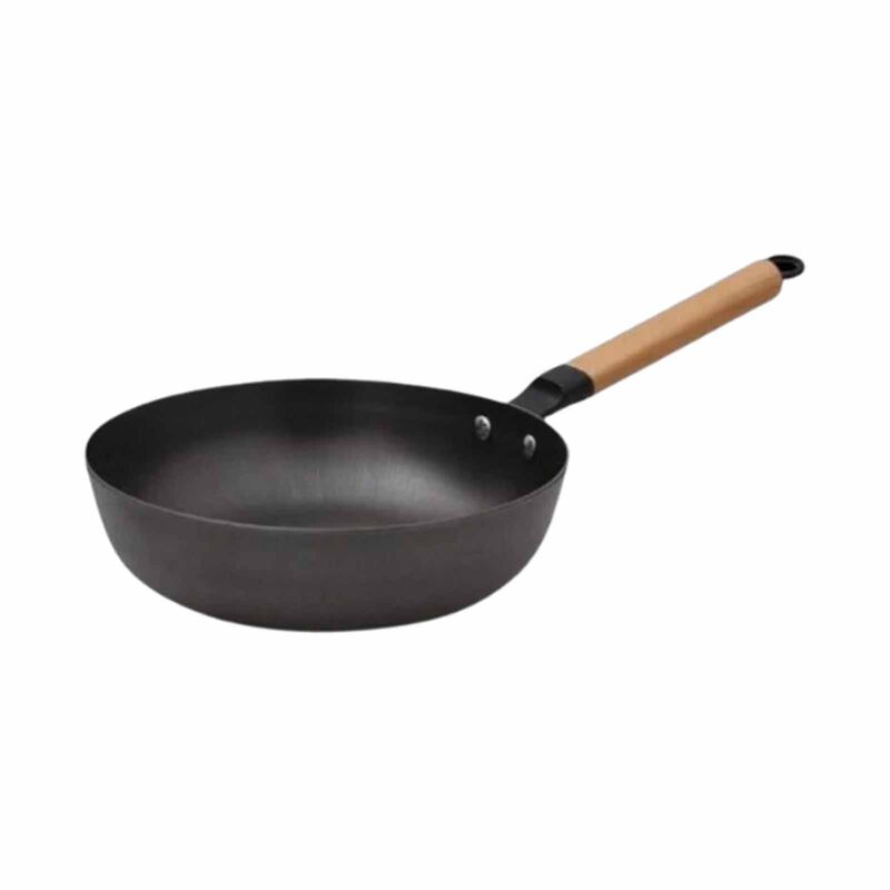 LA GOURMET Nitrigan 24cm Cast Iron Pan For Deep Frying (induction) LGMCWCI347695-image null